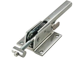 Adjustable Toggle Latch with Safety Catch Heavy Duty Stainless Steel (Natural)