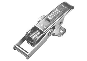 Adjustable Latch with Safety Catch Medium Duty Stainless Steel (Natural)