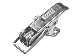 Adjustable Latch with Safety Catch Medium Duty Stainless Steel (Natural)