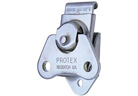 Rotary Turn Latch Mild Steel Zinc Plate Passivate (Silver Blue)