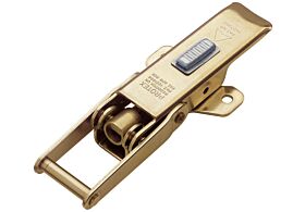 Adjustable Latch with Safety Catch Medium Duty Mild Steel Zinc Plate Passivate (Yellow)