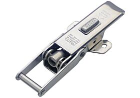 Adjustable Latch with Safety Catch Medium Duty Stainless Steel (Natural)