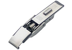 Adjustable Latch with Safety Catch Medium Duty Stainless Steel (Natural)
