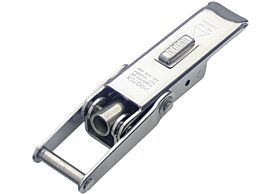 Adjustable Latch with Safety Catch Medium Duty Stainless Steel (Natural)