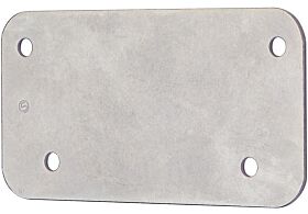 Handle Backing Plate Stainless Steel (Natural)