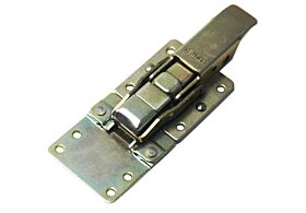 CatchBolt with Extension Plate and Padlockable Mild Steel Zinc Plate Passivate (Yellow)