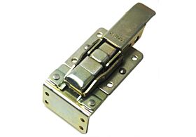 CatchBolt with 90 Degree Keeper and Padlockable Mild Steel Zinc Plate Passivate (Yellow)