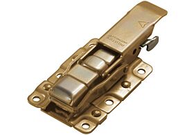 CatchBolt with Safety Catch Mild Steel Zinc Plate Passivate (Yellow)