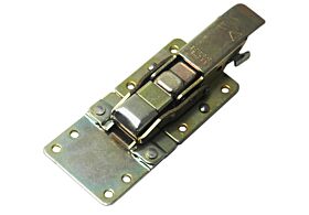 CatchBolt with Extension Plate and Safety Catch Mild Steel Zinc Plate Passivate (Yellow)