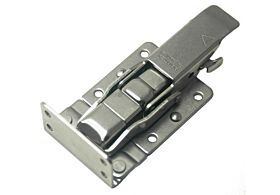 CatchBolt with 90 Degree Keeper and Safety Catch Stainless Steel (Natural)
