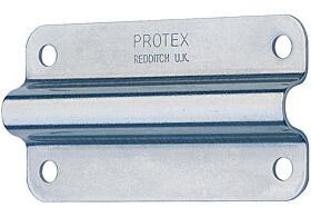 Handle Retaining Plate Mild Steel Zinc Plate Passivate (Silver Blue)
