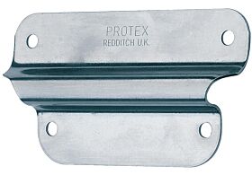 Handle Retaining Plate Mild Steel Zinc Plate Passivate (Silver Blue)