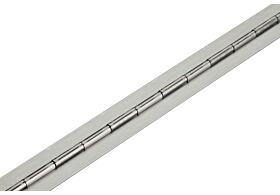 1016mm X 32mm X 1.2mm Mild Steel Continuous Hinge (Natural)