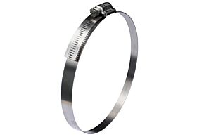 90mm-120mm Diameter Jubilee Worm Drive Hose Clip High Torque Stainless Steel (Natural)