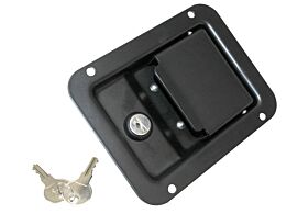 Paddle Latch Lockable, Black Powder Coated