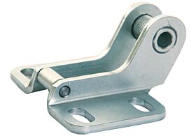 Catch Plate for Toggle Clamp Mild Steel Zinc Plate Passivate (Silver Blue)