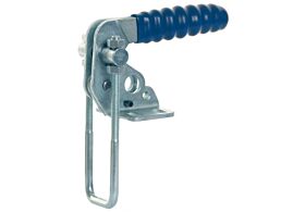 Toggle Clamp Vertical Draw Action Mild Steel Zinc Plate Passivate (Silver Blue) 90 Degree