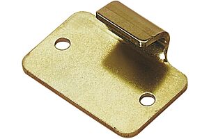 Catch Plate for Toggle Latch Carbon Steel Zinc Plate Passivate (Yellow)