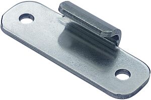 Catch Plate for Toggle Latch Mild Steel Zinc Plate Passivate (Silver Blue)