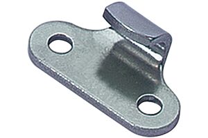 Catch Plate for Toggle Latch Carbon Steel Zinc Plate Passivate (Silver Blue)