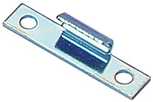 Catch Plate for Toggle Latch Mild Steel Zinc Plate Passivate (Silver Blue)
