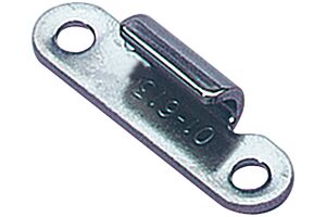 Catch Plate for Toggle Latch Mild Steel Zinc Plate Passivate (Silver Blue)