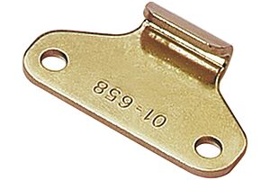 Catch Plate for Toggle Latch Carbon Steel Zinc Plate Passivate (Yellow)