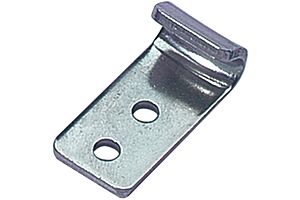 Catch Plate for Toggle Latch Mild Steel Zinc Plate Passivate (Silver Blue)