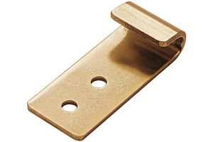 Catch Plate for Toggle Latch Carbon Steel Zinc Plate Passivate (Yellow)