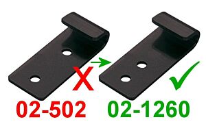 Catch Plate for Toggle Latch Mild Steel Black