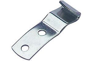 Catch Plate for Toggle Latch Mild Steel Zinc Plate Passivate (Silver Blue)