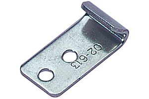 Catch Plate for Toggle Latch Mild Steel Zinc Plate Passivate (Silver Blue)