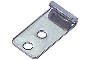 Catch Plate for Toggle Latch Mild Steel Zinc Plate Passivate (Silver Blue)