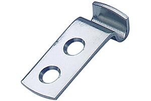 Catch Plate for Toggle Latch Mild Steel Zinc Plate Passivate (Silver Blue)