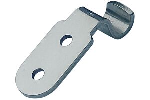 Catch Plate for Toggle Latch Carbon Steel Zinc Plate Passivate (Silver Blue)