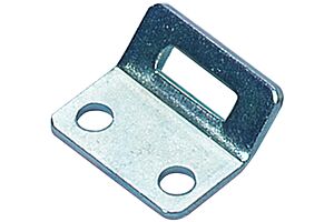 Catch Plate for Toggle Latch Mild Steel Zinc Plate Passivate (Silver Blue)
