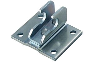 Catch Plate for Toggle Latch Mild Steel Zinc Plate Passivate (Silver Blue)