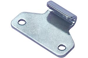 Catch Plate for Toggle Latch Mild Steel Zinc Plate Passivate (Silver Blue)