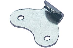 Catch Plate for Toggle Latch Mild Steel Zinc Plate Passivate (Silver Blue)