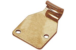 Catch Plate for Toggle Latch Carbon Steel Zinc Plate Passivate (Yellow)