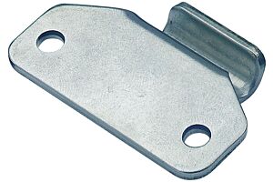 Catch Plate for Toggle Latch Mild Steel Zinc Plate Passivate (Silver Blue)