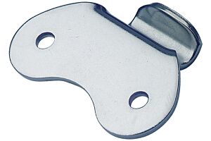 Catch Plate for Toggle Latch Mild Steel Zinc Plate Passivate (Silver Blue)