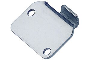 Catch Plate for Toggle Latch Mild Steel Zinc Plate Passivate (Silver Blue)