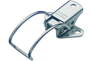 Spring Claw Toggle Latch Light Duty Mild Steel Zinc Plate Passivate (Silver Blue)