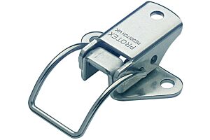 Spring Claw Toggle Latch Light Duty Mild Steel Zinc Plate Passivate (Silver Blue)