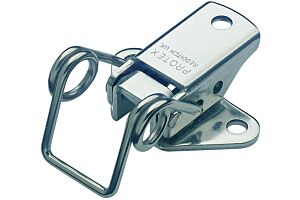 Spring Claw Toggle Latch Light Duty Mild Steel Zinc Plate Passivate (Silver Blue)