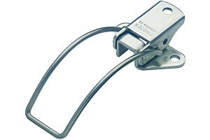 Spring Claw Toggle Latch Light Duty Mild Steel Zinc Plate Passivate (Silver Blue)