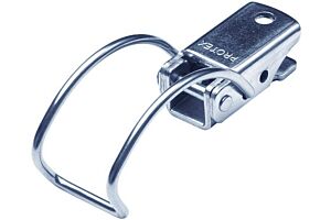 Spring Claw Toggle Latch Light Duty Mild Steel Zinc Plate Passivate (Silver Blue)