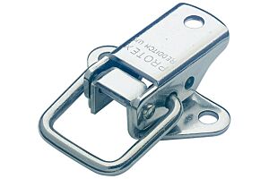 Non-Adjustable Toggle Latch Light Duty Mild Steel Zinc Plate Passivate (Silver Blue)