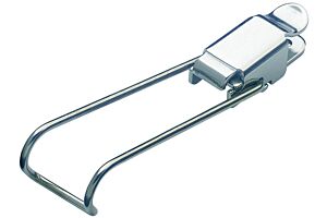 Spring Claw Toggle Latch Light Duty Mild Steel Zinc Plate Passivate (Silver Blue)